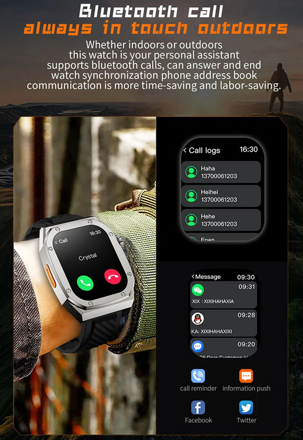 Z79 MAX Smart NFC Lingdong Island 5.1 Bluetooth Call Sleep Blood Pressure Monitoring Three Watch Straps Waterproof Watches free shipping