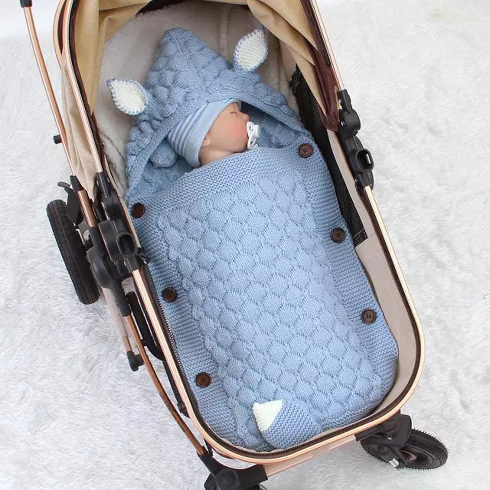 Sleeping Bags 0-1 year baby sleeping bag 75 * 35cm baby bird's nest packaging sleeping bag suitable for cribs and baby blankets 230407