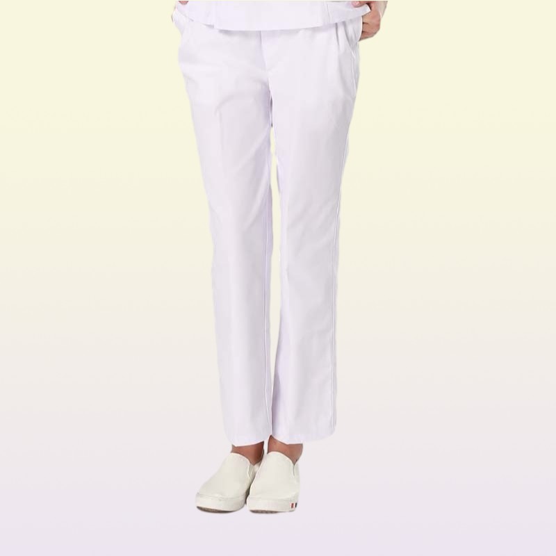Women Nursing spa beauty salon uniform design nursing scrub long sleeve work uniform health care seven colors Elastic pants7564052