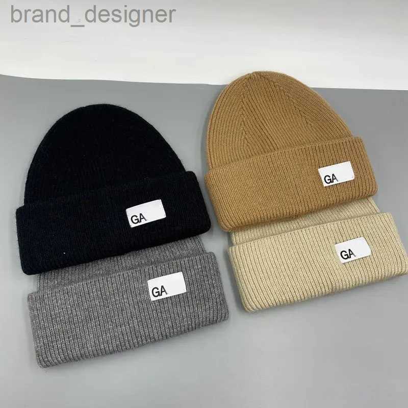 New Knitted Hat Men Women Winter Beanie Skull Caps Casual Bonnet Gorro Thick Skullies ganms Knit Cap Classic Sport Solid Color Unisex Warm Hats