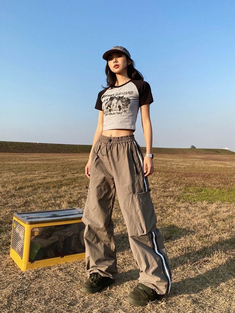 Women s T Shirt Women Y2k Crop Tops Tees Cat Print Slim Graphic Summer Korean Fashion Harajuku Streetwear Short Sleeve Aesthetic Clothes 230407