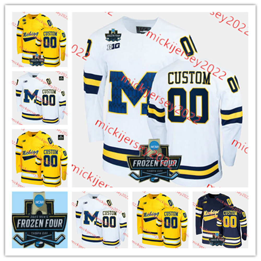 Jackson Hallum 2023 Men' Frozen Four Hockey Jersey 13 T. J. Hughes Steve Holtz Dylan Duke Seamus Casey Noah West Tyler Shea Johnny Druskinis Michigan Wolverines Jerseys, Natural
Jackson Hallum 2023 Men' Frozen Four Hockey Jersey 13 T. J. Hughes Steve Holtz Dylan Duke Seamus Casey Noah West Tyler Shea Johnny Druskinis Michigan Wolverines Jerseys, Natural