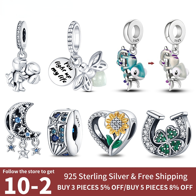 925 silver Fit Pandora Original charms DIY Pendant women Bracelets beads Glow in the Dark Firefly Charm Bead
925 silver Fit Pandora Original charms DIY Pendant women Bracelets beads Glow in the Dark Firefly Charm Bead