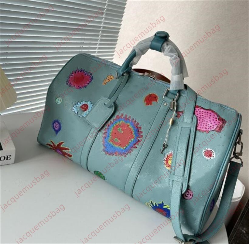 Designer travel bag YK Keepall BANDOULIERE 50 Duffel Luggage bags men backpack handbag women printing Shoulder genuine leather dhgate monograms Satchels M21713, Size:50*29cm
Designer travel bag YK Keepall BANDOULIERE 50 Duffel Luggage bags men backpack handbag women printing Shoulder genuine leather dhgate monograms Satchels M21713, Size:50*29cm