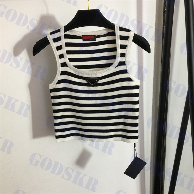 Womens Cropped Tops Striped Knit Tanks With Triangle Badge U Neck T Shirt Vests Clothing, Pls contact me real pic
Womens Cropped Tops Striped Knit Tanks With Triangle Badge U Neck T Shirt Vests Clothing, Pls contact me real pic