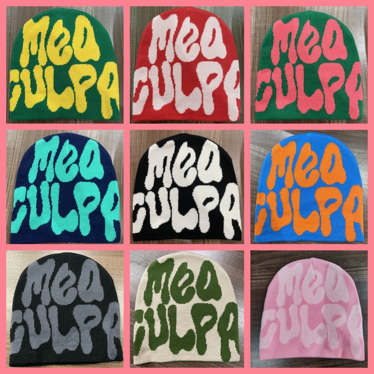 Beanie Skull Caps Mea Culpa Bonnets Men Women Quality Wool Warm Kpop Fashion Hundred Take Ins Net Red Design MEACULPA Beanie 230407, Brown-purple
Beanie Skull Caps Mea Culpa Bonnets Men Women Quality Wool Warm Kpop Fashion Hundred Take Ins Net Red Design MEACULPA Beanie 230407, Brown-purple