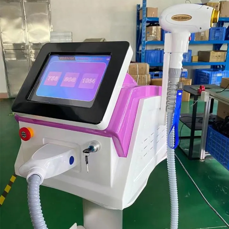 Hot Selling Diode Laser Hair Removal Machine 755 808 1064 Laser Fast Hair Removal Skin Rejuvenation Whitening Acne Treatment