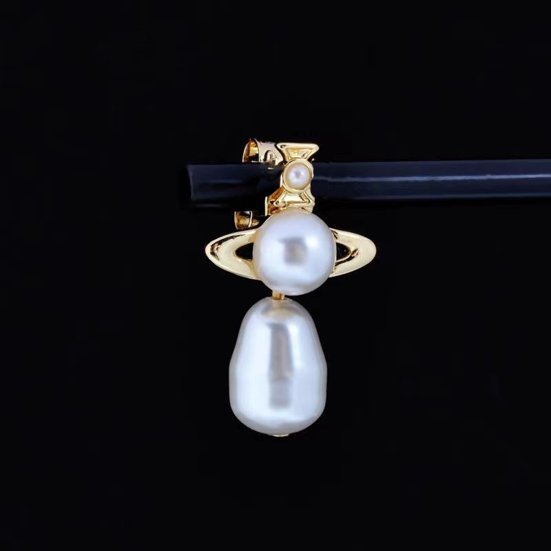 Now Designer Jewelry pearl earrings Stud Saturn Pearl Earrings Fashion Versatile Planet Earrings
Now Designer Jewelry pearl earrings Stud Saturn Pearl Earrings Fashion Versatile Planet Earrings