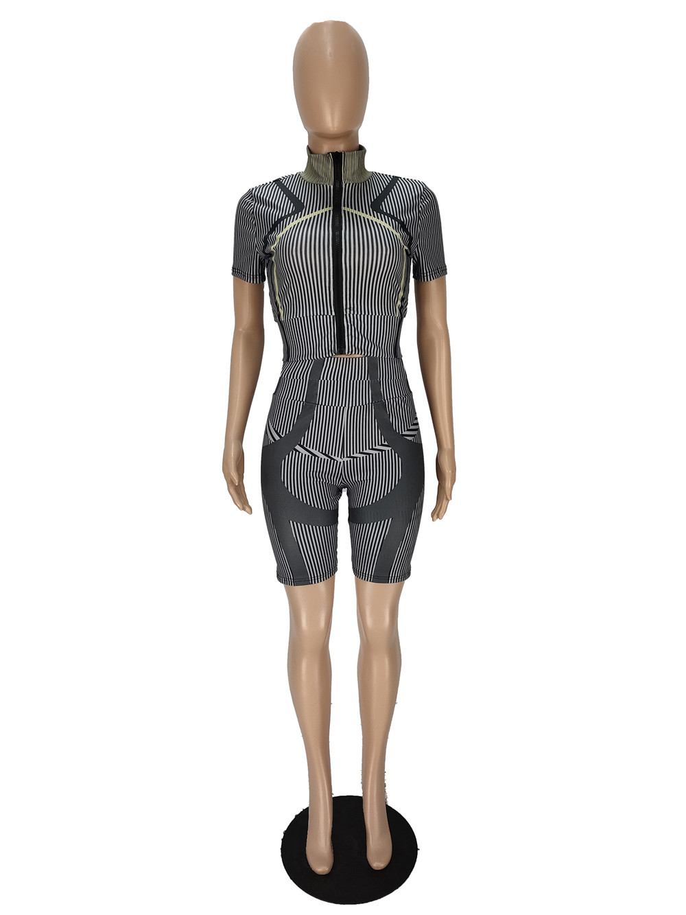 2023 Designer Summer Outfits Women Tracksuits Two 2 Pieces Sets Short Sleeve Jacket and Shorts Matching Sets Sportswear Fitness Yoga Suits Wholesale C