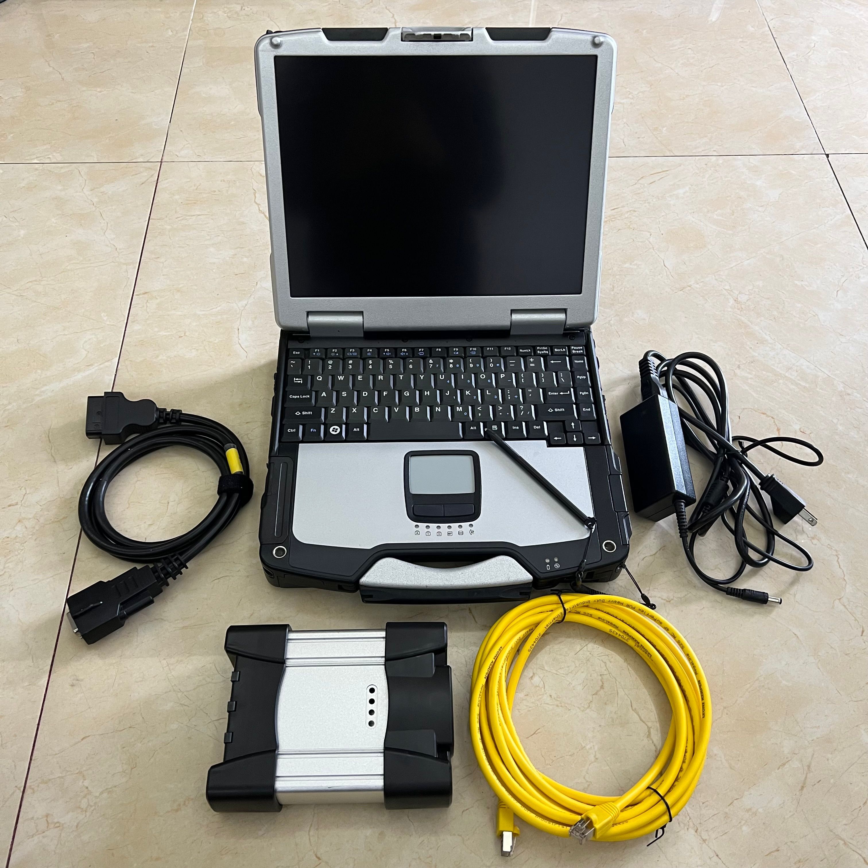 FOR BMW New Firmware ICOM NEXT Repair Test Tool Car Scanner with CF31 i5 4g Laptop Full Kit Ready Use