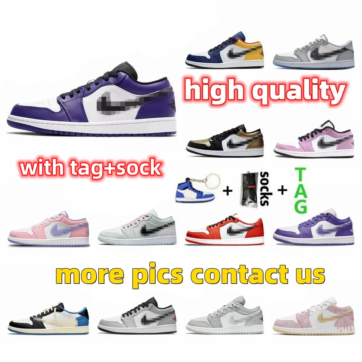 2023 High Quality 1s Basketball Shoes Mens Jorden 1 Jumpman OG Hyper Royal White Shadow Designer Sneakers University Blue UNC Mid Obsidian Women Trainers, 38
2023 High Quality 1s Basketball Shoes Mens Jorden 1 Jumpman OG Hyper Royal White Shadow Designer Sneakers University Blue UNC Mid Obsidian Women Trainers, 38
