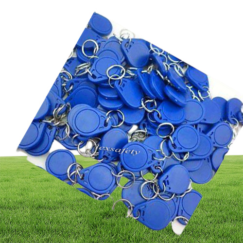 Factory make High quality TK4100 125khz card 100pcslot ISO11785 ABS RFID custom plastic keyfob Key Ring Fob