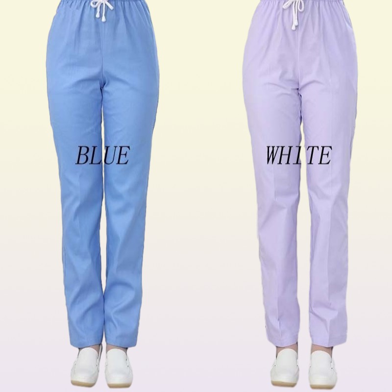 Women Nursing spa beauty salon uniform design nursing scrub long sleeve work uniform health care seven colors Elastic pants7564052