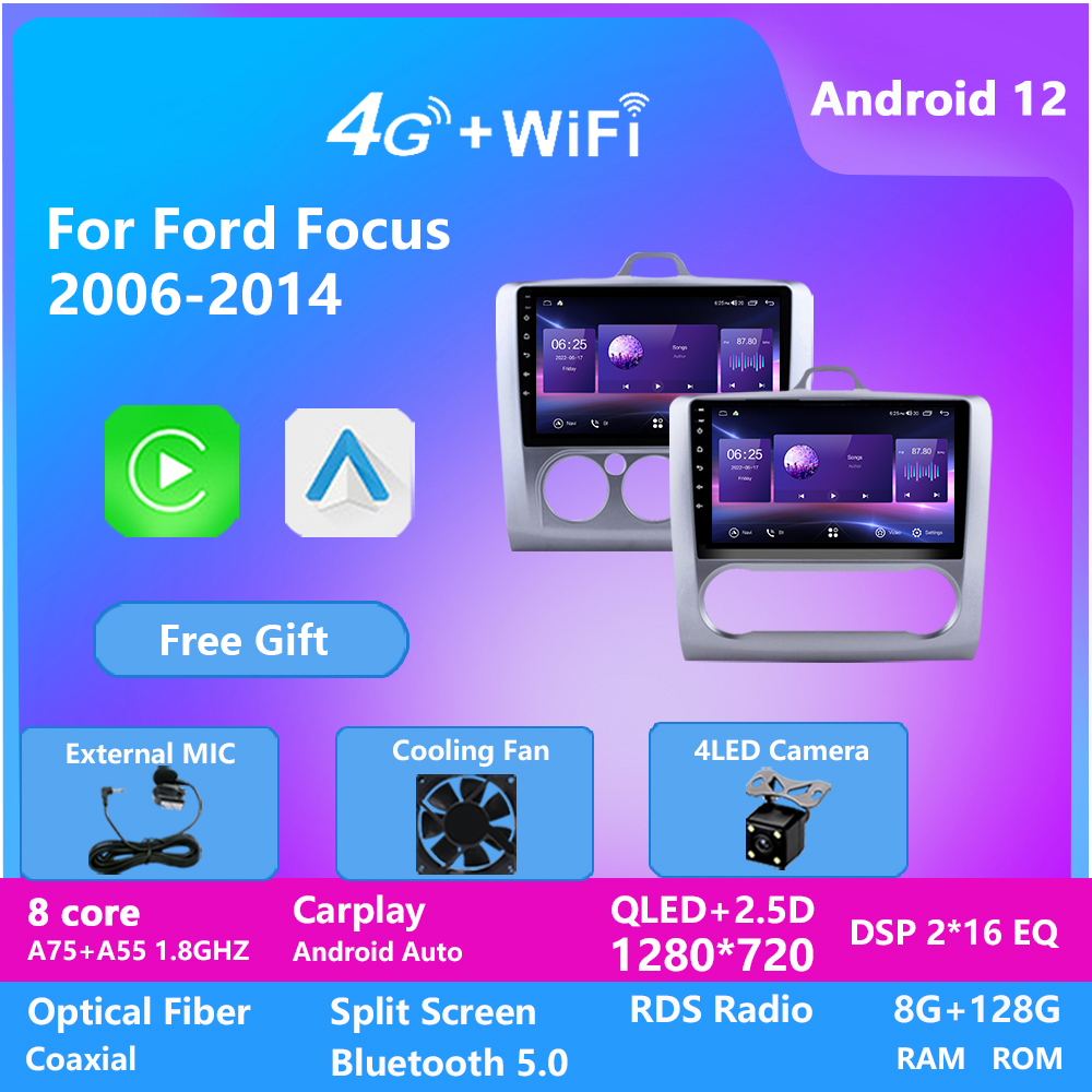 10 Inch Android Car Audio Gps Video Dvd Player Radio Mp3 wifi bluetooth carplay mirror Link for Ford FOCUS 2006 2007 2008 2009-2014 128G
10 Inch Android Car Audio Gps Video Dvd Player Radio Mp3 wifi bluetooth carplay mirror Link for Ford FOCUS 2006 2007 2008 2009-2014 128G