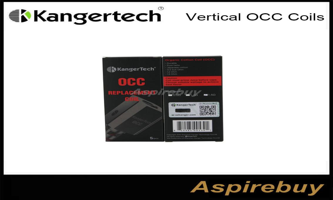 Kangertech OCC Coils - Vertical Organic Cotton Replacement Coil Heads (0.5/1.2/1.5ohm) for Sub-Ohm Vaping in Kanger Subtank Nano
Kangertech OCC Coils - Vertical Organic Cotton Replacement Coil Heads (0.5/1.2/1.5ohm) for Sub-Ohm Vaping in Kanger Subtank Nano