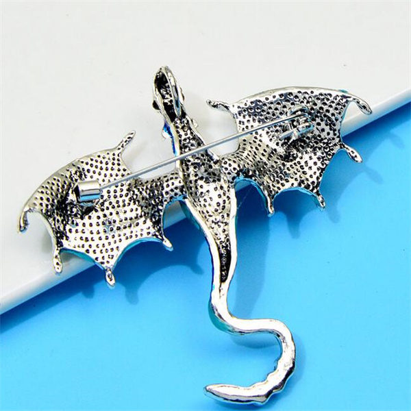 Enamel Fly Dragon Brooch Beautiful Legand Animal Pin 3 Colors Available Winter Jewelry High Quality GC2019