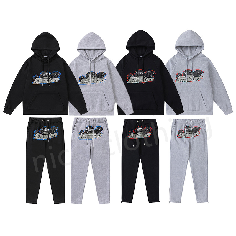 Mens Trapstar Hoody and Pants Designer Tracksuit Luxury Brand Sport Suit Long Sleeve Hooded Mens Womens Fashion Sport Gym Tops Clothing Clothes
Mens Trapstar Hoody and Pants Designer Tracksuit Luxury Brand Sport Suit Long Sleeve Hooded Mens Womens Fashion Sport Gym Tops Clothing Clothes
