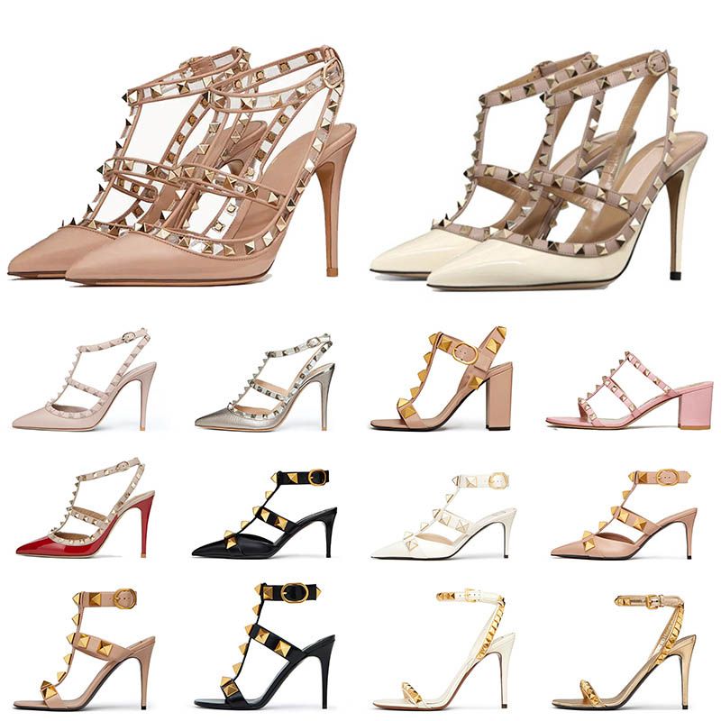 stiletto dress Shoes for womens Luxurys Designers patent leather Rivets sandals buckled strap 10cm high heeled Party Wedding Shoe factory footwear 42, 40
stiletto dress Shoes for womens Luxurys Designers patent leather Rivets sandals buckled strap 10cm high heeled Party Wedding Shoe factory footwear 42, 40