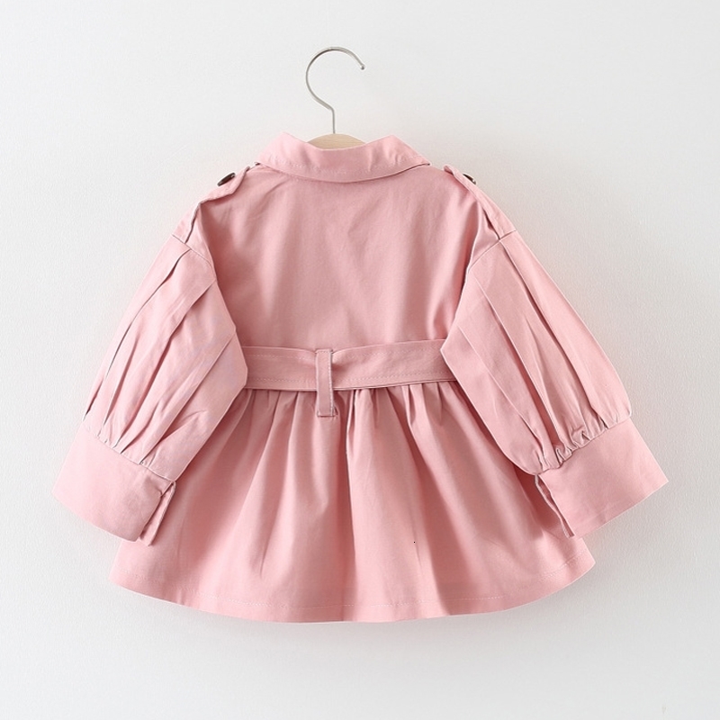 Waistcoat Fashion Baby Trench Coat Cotton Autumn Spring Girl Clothes Kids Jackets for Girls Coats Infant Outerwears Clothing 230406