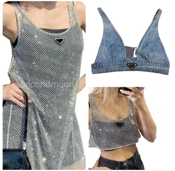 Women Shiny Rhinestone Dress Sexy Crop Top Vest Fashion Denim Bra Tops Sleeveless Sling Vests Woman Dresses, Customize
Women Shiny Rhinestone Dress Sexy Crop Top Vest Fashion Denim Bra Tops Sleeveless Sling Vests Woman Dresses, Customize