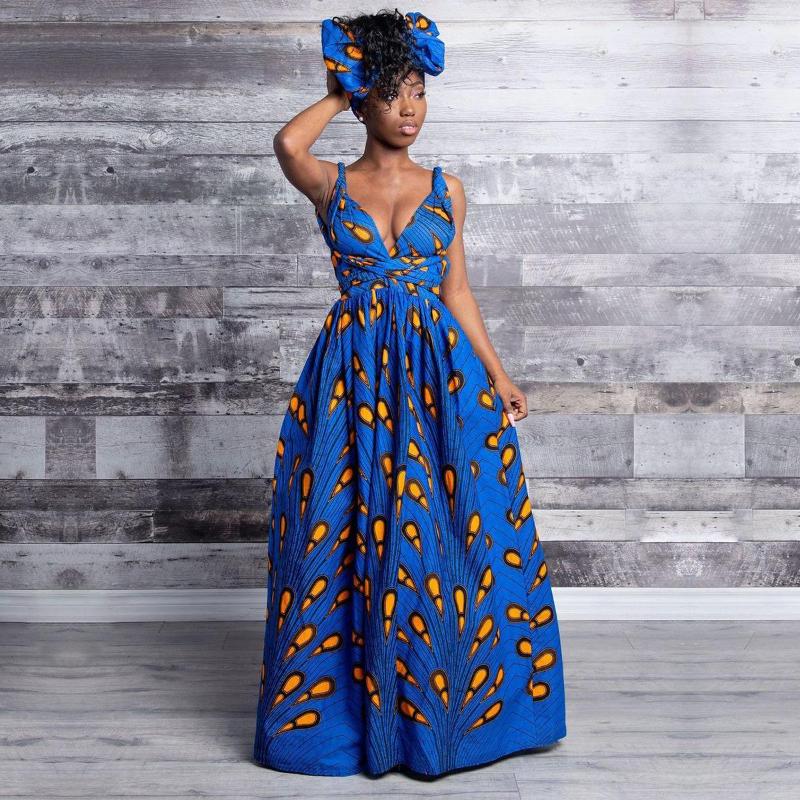 Casual Dresses Women' Digital Print DIY Straps Multiple Wear African Dress Ethnic Style Sexy Party Chic Split Long, 007
Casual Dresses Women' Digital Print DIY Straps Multiple Wear African Dress Ethnic Style Sexy Party Chic Split Long, 007