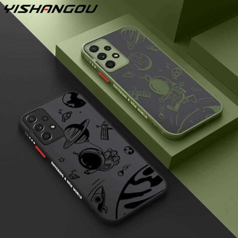 Cute Space Astronaut Phone Case For Samsung Galaxy A52 A12 S22 S21 Ultra S20 FE Plus A54 A13 A71 A51 S23 A53 5G A72 Coque, Az96-black
Cute Space Astronaut Phone Case For Samsung Galaxy A52 A12 S22 S21 Ultra S20 FE Plus A54 A13 A71 A51 S23 A53 5G A72 Coque, Az96-black