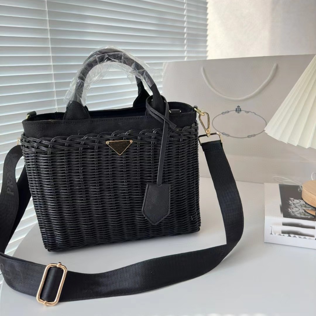 Tote Bag Straw Woven Shopping Bag Designer Bags Purses Totes Womens Handbags Women Handbag, Black
Tote Bag Straw Woven Shopping Bag Designer Bags Purses Totes Womens Handbags Women Handbag, Black