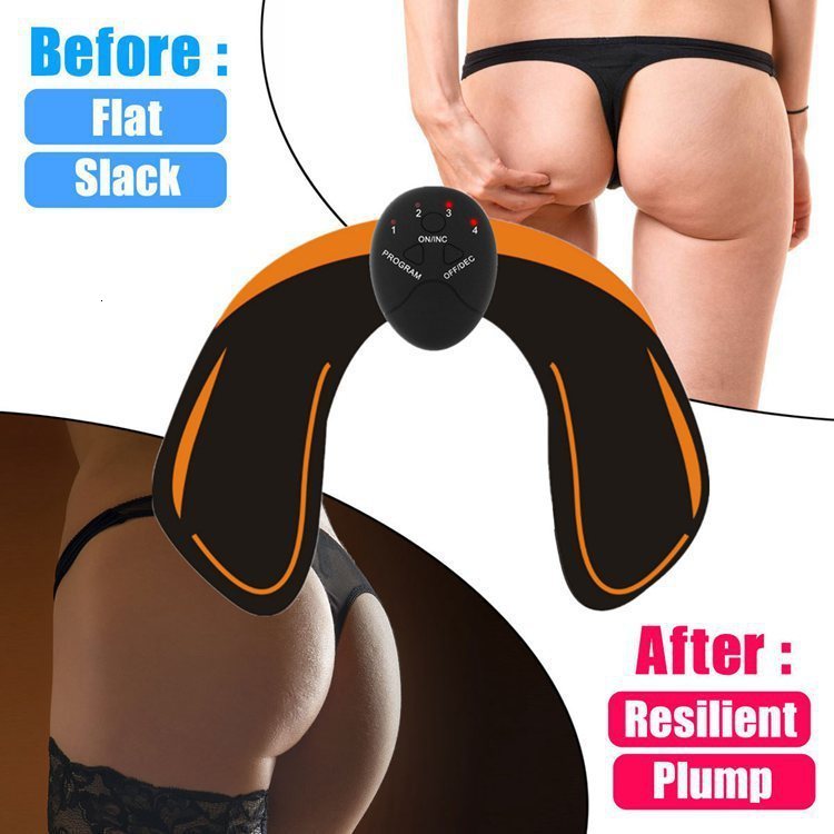 Muscle Stimulator Hips Trainer Abs EMS Wireless Smart Abdominal Toner Home Gym Workout Machine For Men Women 220301
