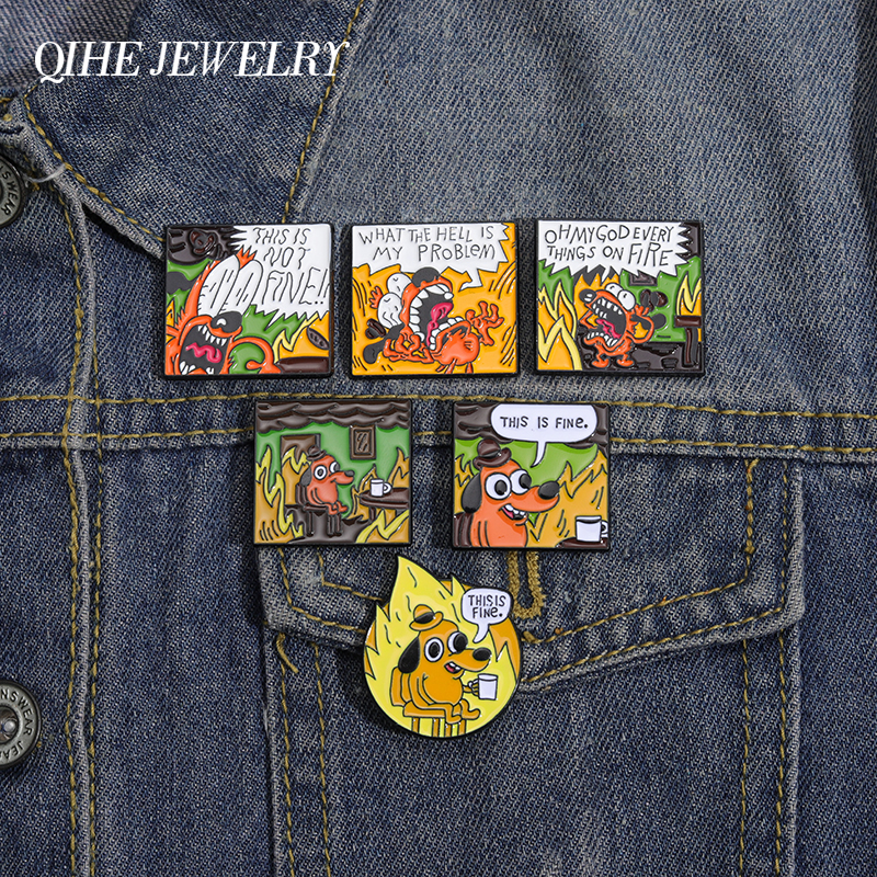 Fire Dog Brooches Enamel Pins Animal Badges Jewelry Custom Lapel Clothes Backpack Accessories Gifts for Kids Friends
Fire Dog Brooches Enamel Pins Animal Badges Jewelry Custom Lapel Clothes Backpack Accessories Gifts for Kids Friends