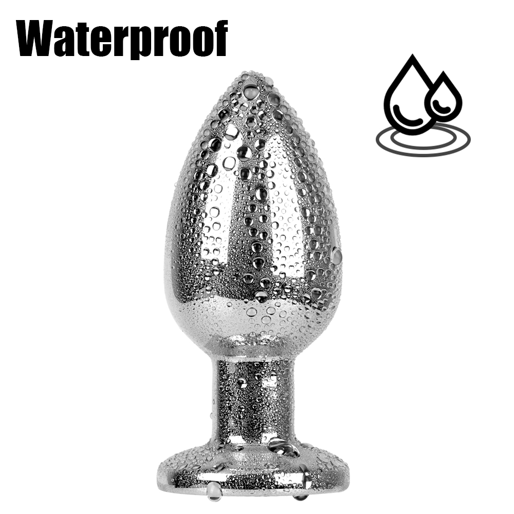 Fabric Fun Flirting Dildo Stainless Steel Stimulator Sex Toys For Gay Couple Round Butt Plug Metal vibration anal plug Adult Pro Lingerie Erotic