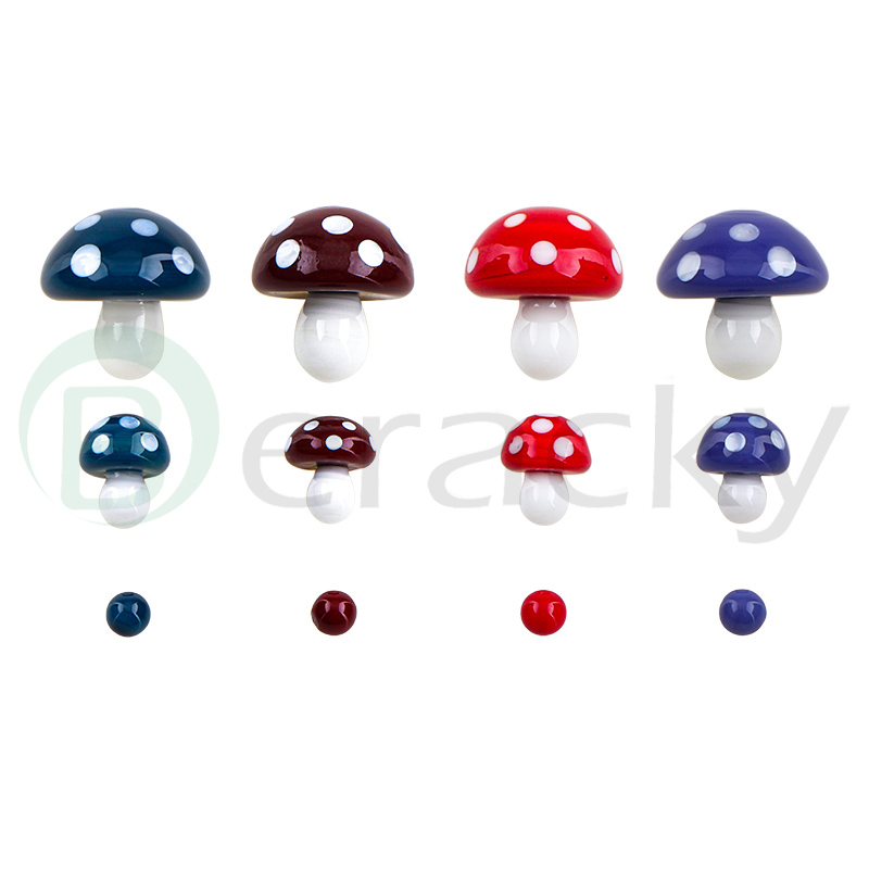 Smoking Accessories Mushroom Glass Terp Slurper Set 22mm 12mm 6mm Solid Marble Pill Pearls For Slurpers Blender Quartz Banger Nail Bongs Rigs