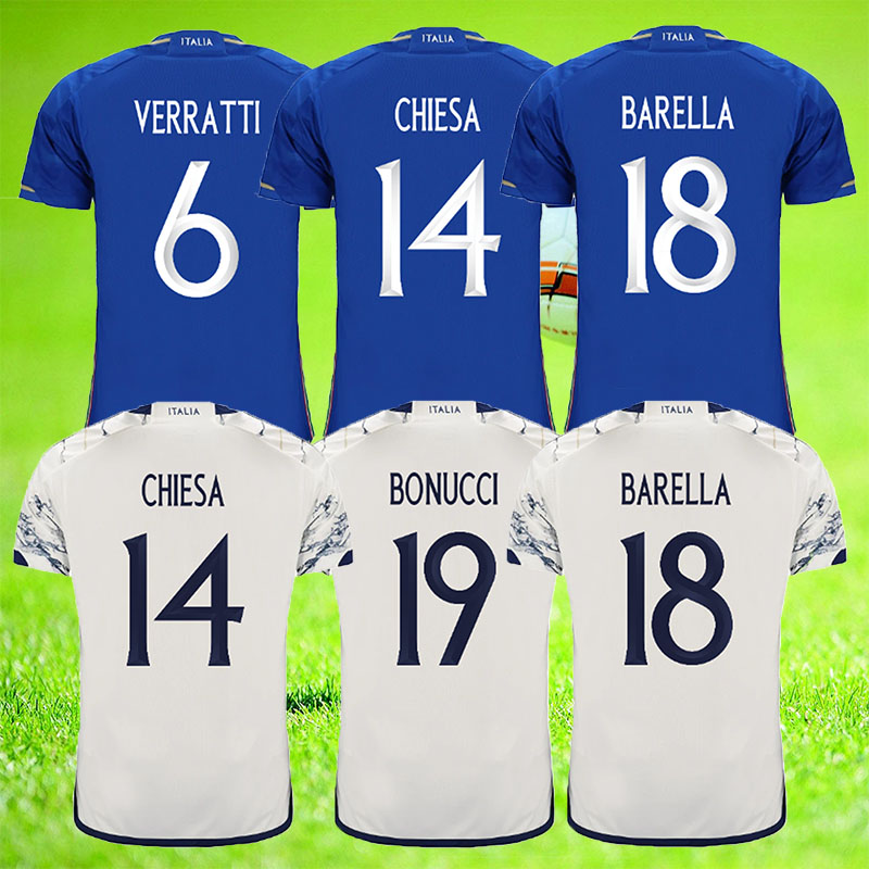 Italy FIGC Soccer Jerseys Italia VERRATTI CHIESA 23 24 maglie da calcio TOTTI 2023 GNONTO BARELLA PINAMONTI BONUCCI GRIFO top pre match training football Shirt, Away
Italy FIGC Soccer Jerseys Italia VERRATTI CHIESA 23 24 maglie da calcio TOTTI 2023 GNONTO BARELLA PINAMONTI BONUCCI GRIFO top pre match training football Shirt, Away