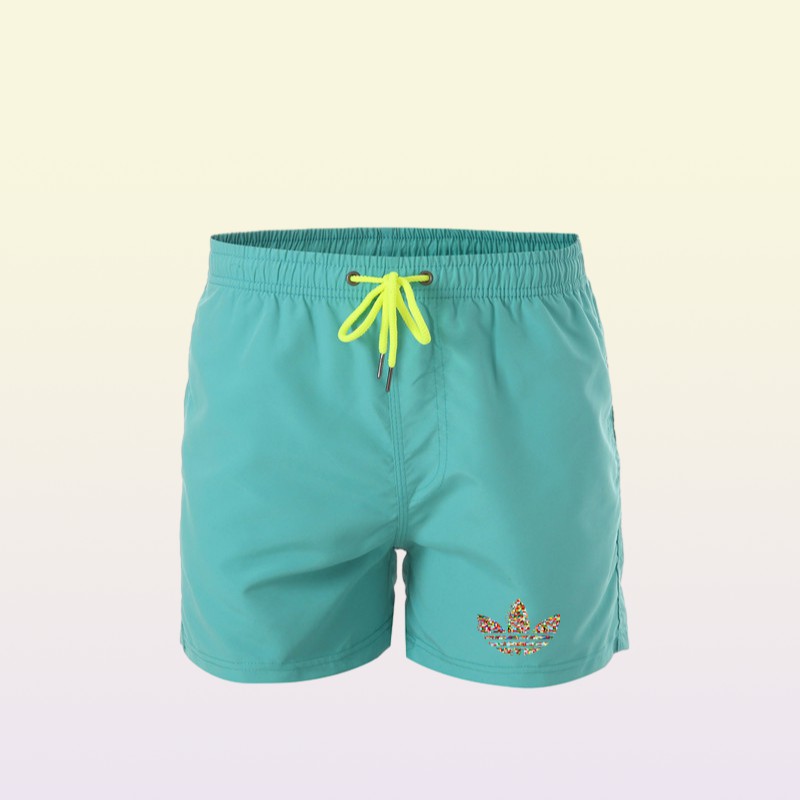 Beach pants fashion new Khmer shorts solid color printing men039s summer wind beach swimming shorts men039s high quality box