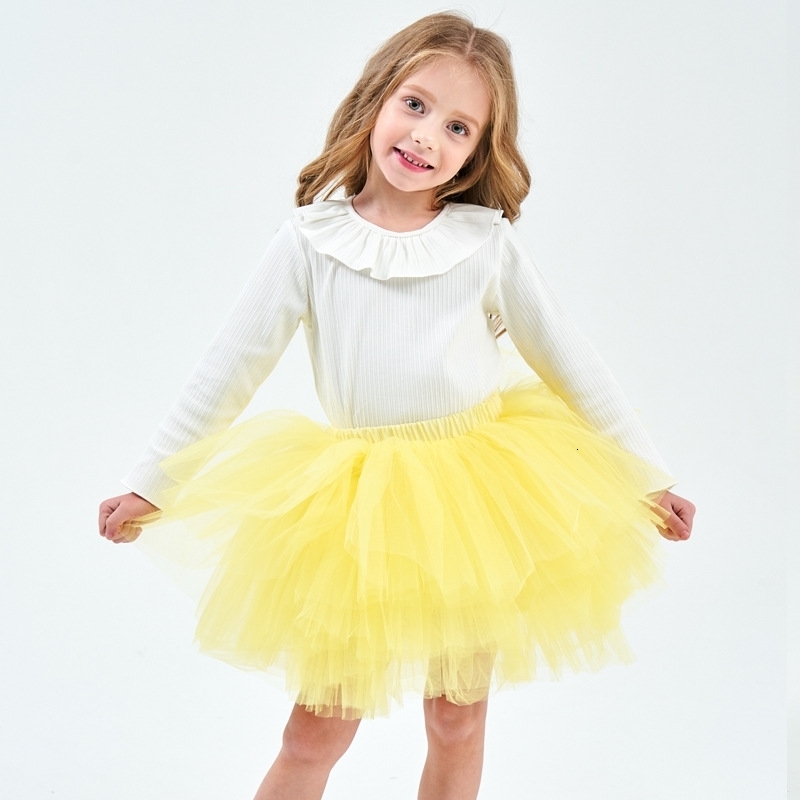 Fashion Girls Tutu Super Fluffy 6 Layers Petticoat Princess Ballet Dance Kids Cake Chritsmas Children Clothes 230406