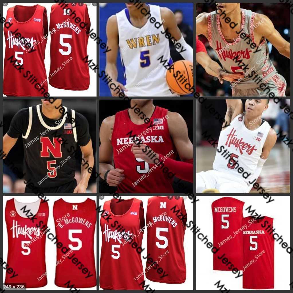 5 Bryce McGowens Basketball Jersey Nebraska Huskers Stitched College jerseys 2022 NCAA Basketball Wears
5 Bryce McGowens Basketball Jersey Nebraska Huskers Stitched College jerseys 2022 NCAA Basketball Wears