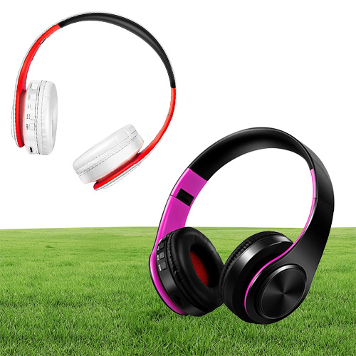 wireless headphone stereo betooth earphones foldable earphone animation showing support tf card buildin mic 3 5mm jack for huawe3906049
