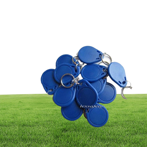 Factory make High quality TK4100 125khz card 100pcslot ISO11785 ABS RFID custom plastic keyfob Key Ring Fob