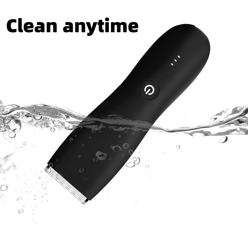 Hair Trimmer Men s Electric Groin Pubic Body Grooming Clipper for Men Bikini Epilator Rechargeable Shaver Razor 230406