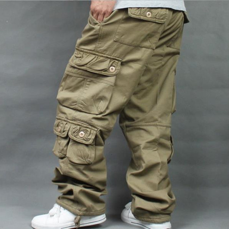 Men's Pants Autumn Winter Wool Thickened Top Hip Hop Men's Pants Men's Loose Casual Pants 230407
