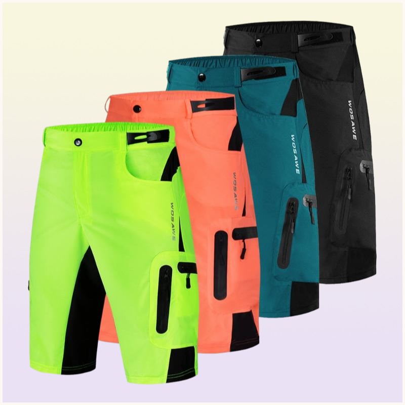 WOSAWE Men039s MTB Shorts Outdoor Motocross Bike Short Pant Breathable Loose Fit For Running Bicycle Cycling Shorts Ciclismo