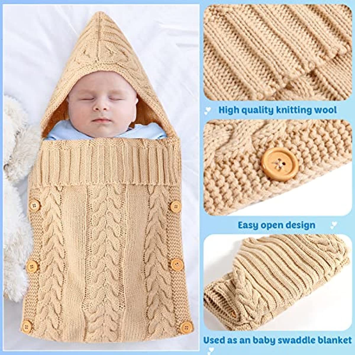s 70x35cm baby envelope winter children's scaffolding baby 230407