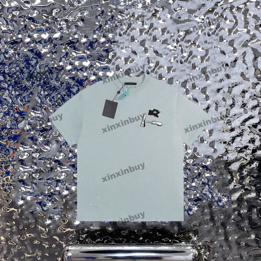 xinxinbuy Men designer Tee t shirt 23ss Paris Multiple tools embroidery short sleeve cotton women Black red blue gray M-3XL, 01
xinxinbuy Men designer Tee t shirt 23ss Paris Multiple tools embroidery short sleeve cotton women Black red blue gray M-3XL, 01