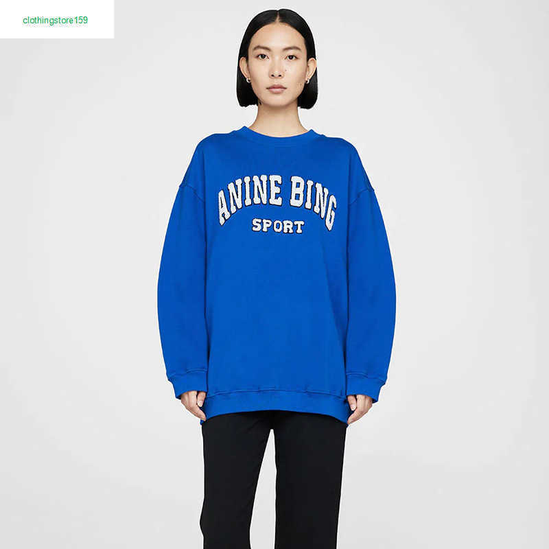 Anine Bing Women Designer Sweatshirts Hand-operated Special Embroidered Letter Embroidery Loose Hoodies Fleece Round Neck Sweater, Red
Anine Bing Women Designer Sweatshirts Hand-operated Special Embroidered Letter Embroidery Loose Hoodies Fleece Round Neck Sweater, Red