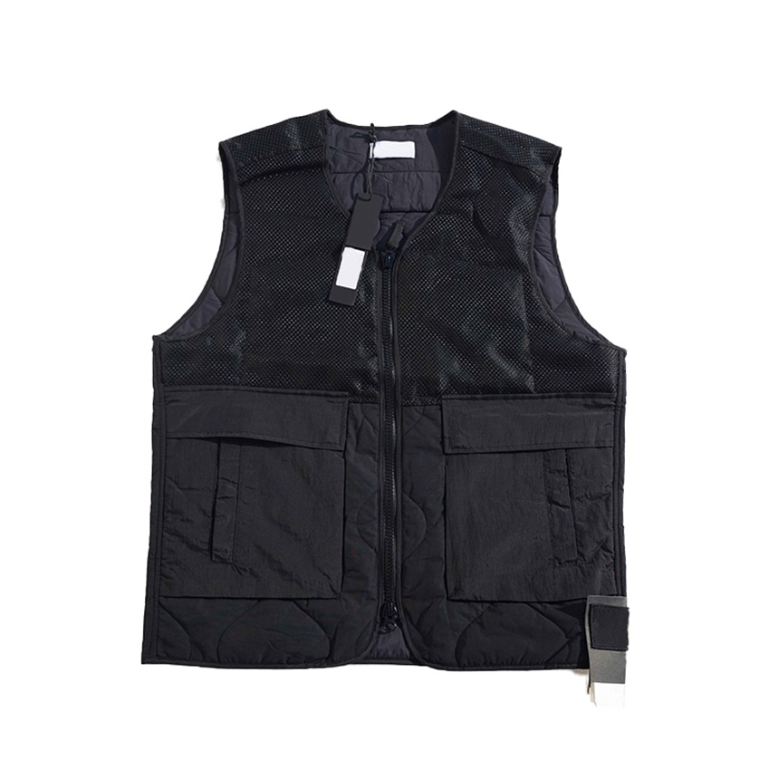 Men's Vests Pattern Konng Gonng Autumn And Winter Thickened Waistcoat Fashion Brand High Version Mens Vest