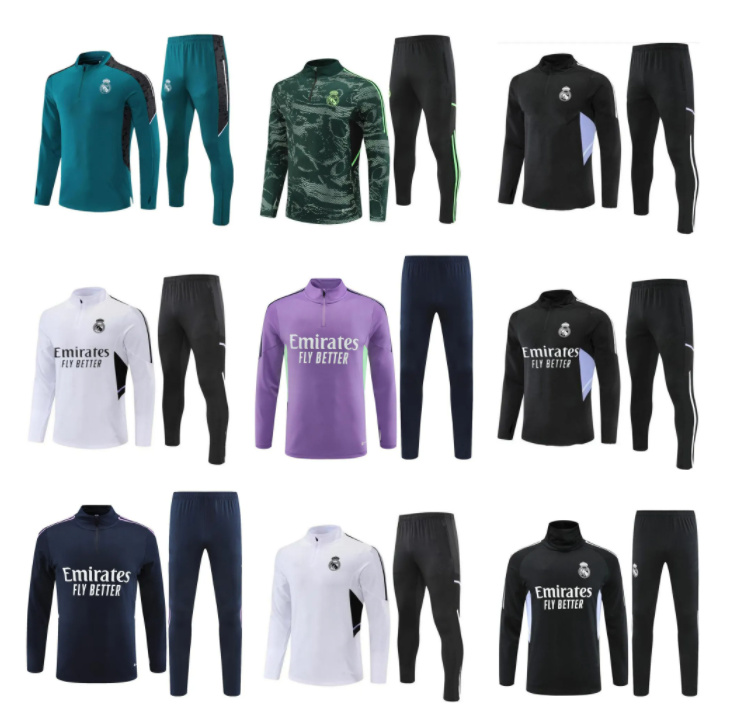 2022 2023 BENZEMA Madrids soccer tracksuit set TRAINING suit 22/23 men and kids football jacket chandal futbol survetement Reals trousers
2022 2023 BENZEMA Madrids soccer tracksuit set TRAINING suit 22/23 men and kids football jacket chandal futbol survetement Reals trousers