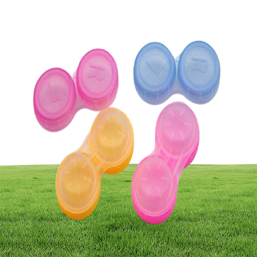 1000pcs colorful case contact lenses box contact lens case glasses color doublebox contact lens case eyewear accessories