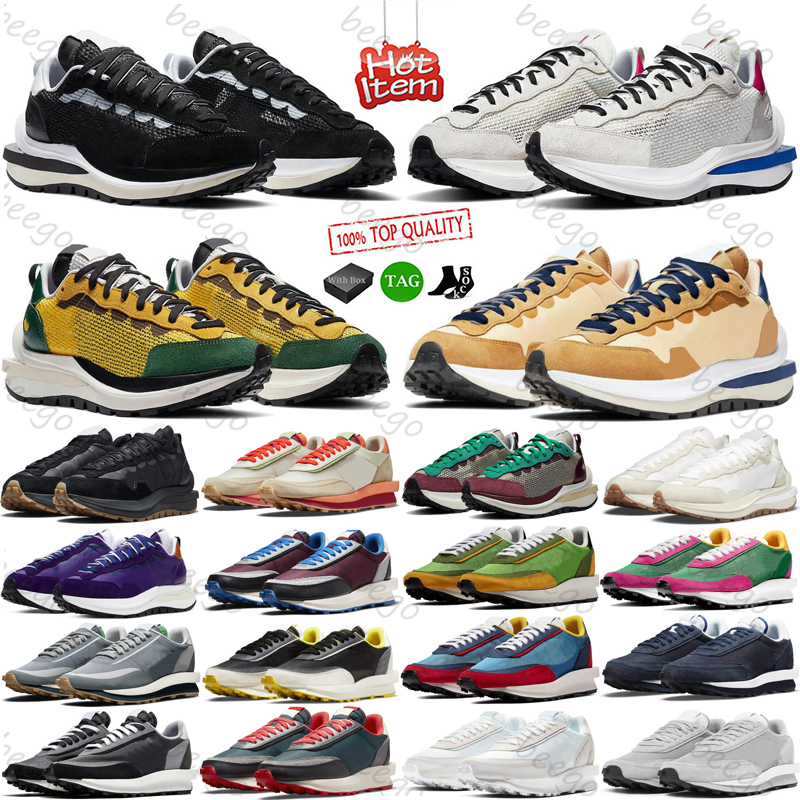 With box sacai women men running shoes Arrival Blazer Vaporwaffle sail dark lris night maroon team royal black white tour Fragment x Grey yellow sacais sneakers, #18
With box sacai women men running shoes Arrival Blazer Vaporwaffle sail dark lris night maroon team royal black white tour Fragment x Grey yellow sacais sneakers, #18