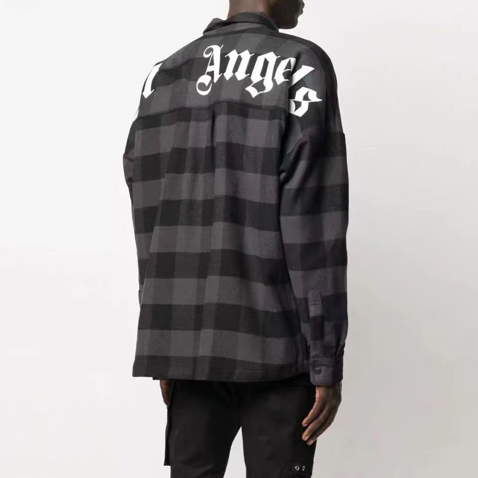 23 Men's Hoodies High street plaid loose male and female couple celebrity matching angels shirt jacket trendy brand, Blue
23 Men's Hoodies High street plaid loose male and female couple celebrity matching angels shirt jacket trendy brand, Blue