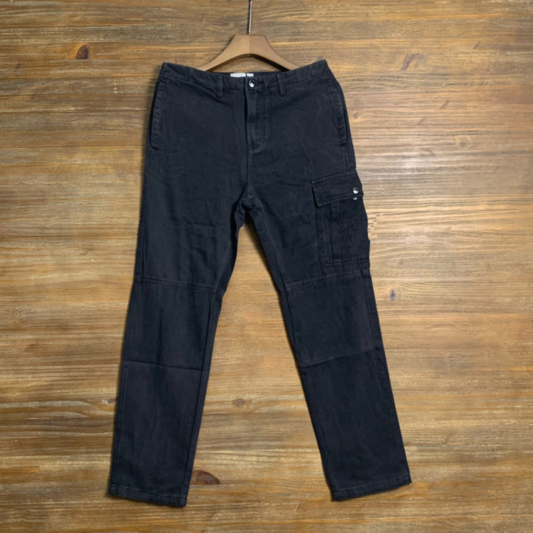 mens cargo pants jogger simple Straight pant with badge solid casual trousers versatile italy style Overalls 14WD, Black
mens cargo pants jogger simple Straight pant with badge solid casual trousers versatile italy style Overalls 14WD, Black