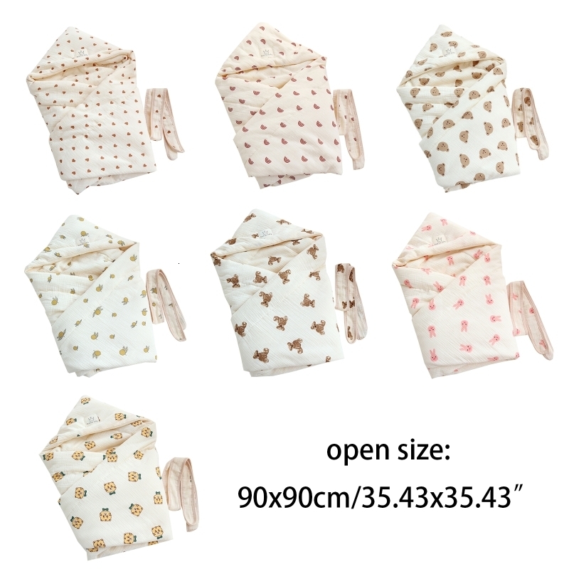 Sleeping Bags Winter Swinging Blanket born Shower Blanket Packaging Sleep Bag Unisex Baby Boys and Girls Outdoor Packaging Baby Bed 230407